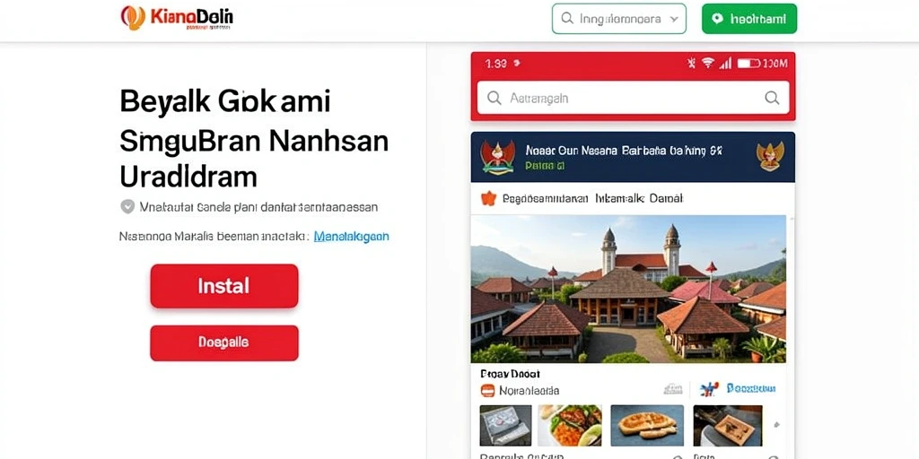 Tampilan main yang menarik dan intuitif.