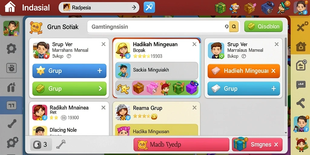 Tampilan antarmuka yang user-friendly.