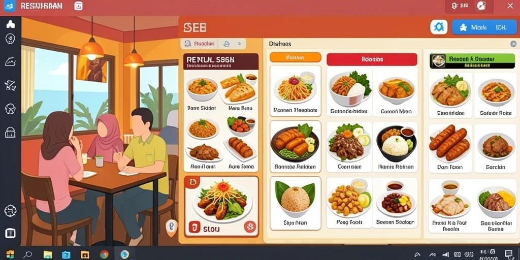 Tampilan antarmuka yang jelas dan mudah dinavigasi.