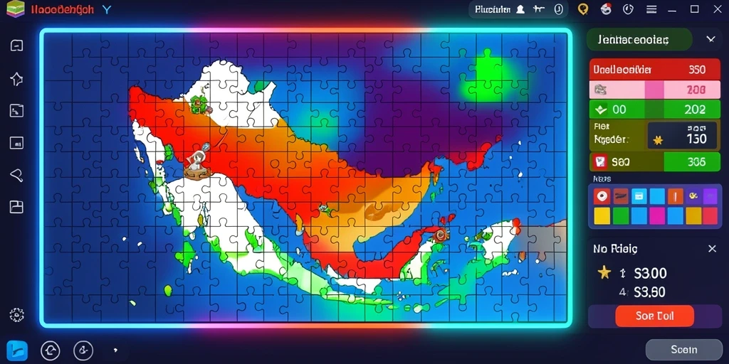 Tampilan grafis yang menarik dan berwarna.