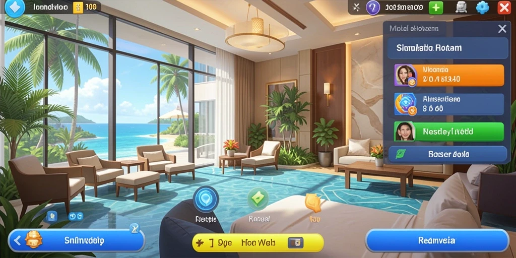 Tampilan awal game yang menawan dan menarik.
